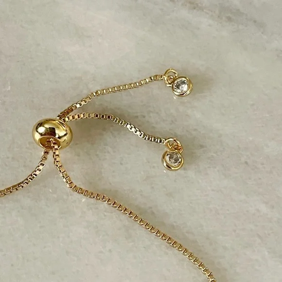 Heart Gold Plated Bracelet - Picture 4 of 6